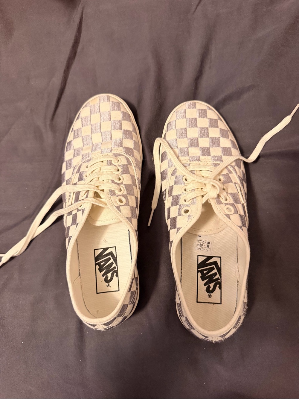 Vans authentic checkerboard shoes